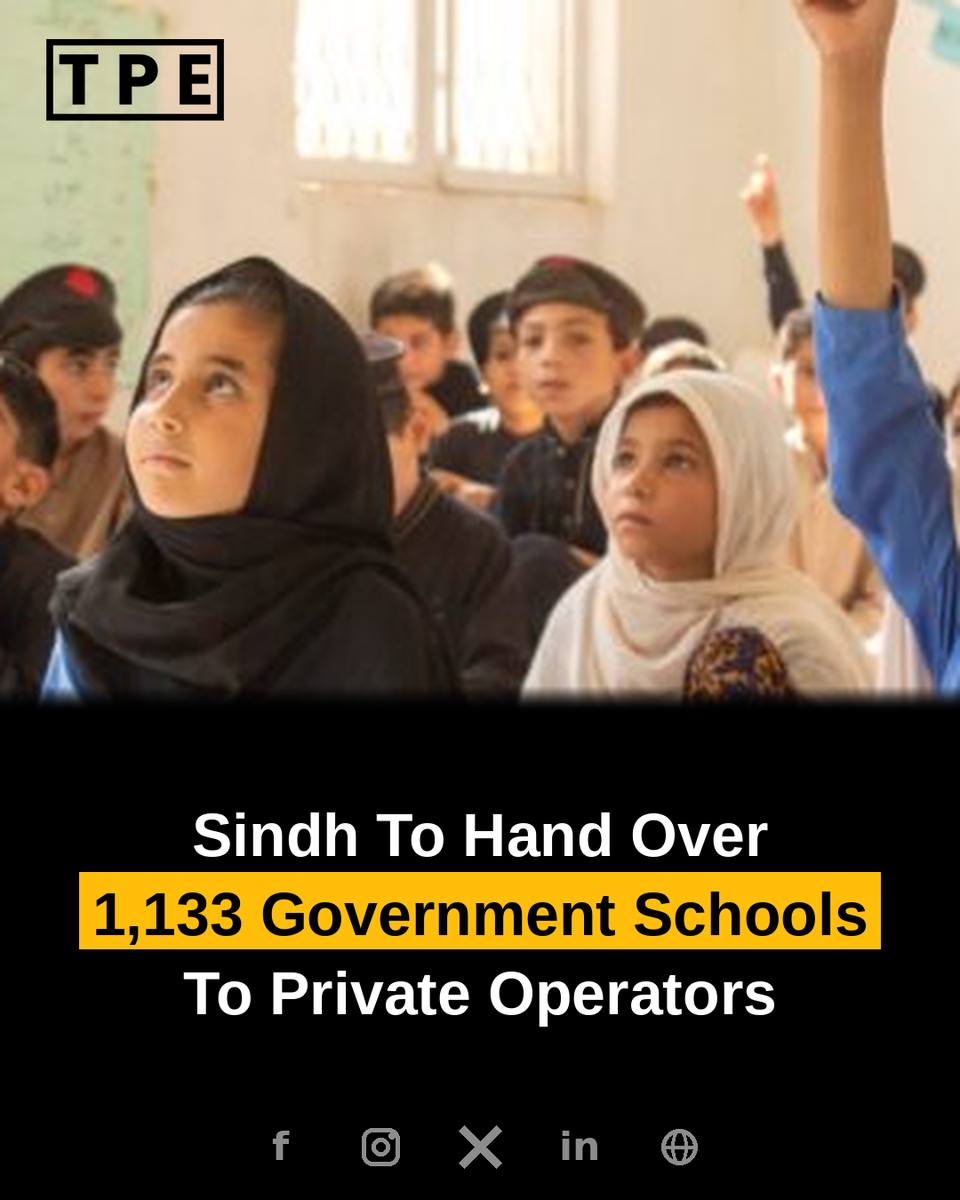 Sindh Hands 1,133 Government Schools to Private Operators Under PPP Model
